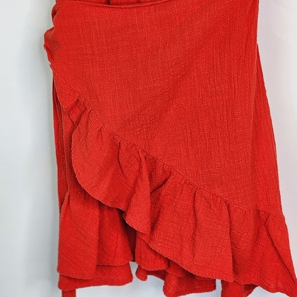 Pilgrim dress short red Secret Lover 100% cotton dress - Picture 5 of 11